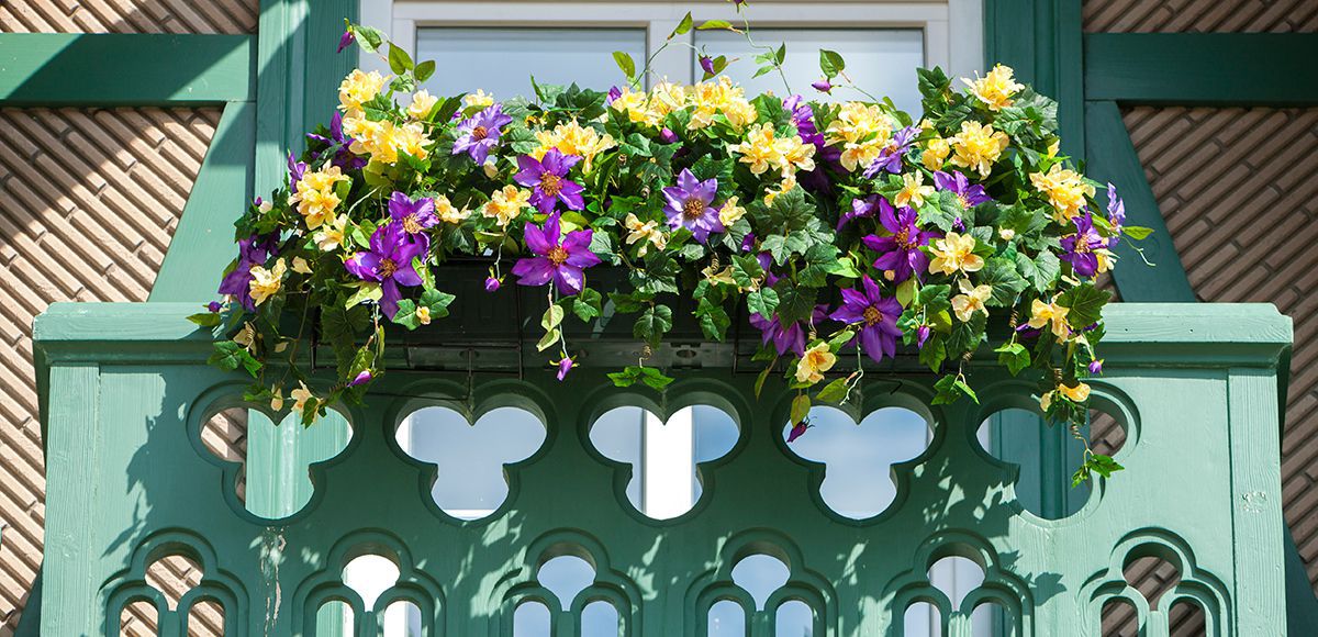 Цветы на балконе, КП Трувиль